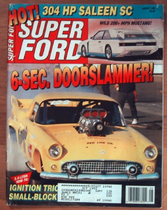 SUPER FORD 1990 AUG - GTR MUSTANG, ROUSH, NEW SALEEN